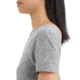 Icebreaker ZoneKnit Short Sleeve Scoop Back T-Shirt - Womens, Metro Heather, Extra Large, IB0A56OV016XL