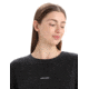 Icebreaker ZoneKnit Short Sleeve T-Shirt - Womens, Black, Large, IB0A56OU001L