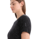 Icebreaker ZoneKnit Short Sleeve T-Shirt - Womens, Black, Large, IB0A56OU001L