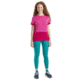 Icebreaker ZoneKnit Short Sleeve T-Shirt - Women's, Tempo/Electron Pink/Cb, Small, IB0A56OU858S