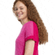 Icebreaker ZoneKnit Short Sleeve T-Shirt - Womens, Tempo/Electron Pink/Cb, Small, IB0A56OU858S