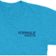 IceMule Coolers Hang Loose Tee - Mens, Turquoise shirt with Navy ink, 3557911691357