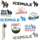 IceMule Coolers Sticker Pack, 10 Per Pack, 7190664970405
