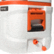 Igloo Super Tough Cooler Stx, 120 Qt, White/Orange 00044807