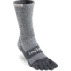 Injinji 2.0 Outdoor Midweight Mini Crew Nuwool Socks - Mens, Charcoal And Black, Large, 223270-CBS-L