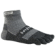 Injinji 2.0 Outdoor Midweight Mini Crew Nuwool Socks - Mens, Charcoal And Black, Extra Large, 223330-CBS-XL