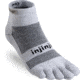 Injinji Run Lightweight Mini Crew Xtralife Socks - Mens, Gray, Small, 201130-GRY-S