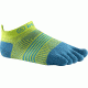 Injinji Run Lightweight No-Show Sock - Womens-Green/Blue-M/L