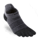Injinji Run Lightweight No Show Socks - Womens, Black/Gray, XS/S, 201111-BLG-XS/S