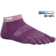 Injinji Trail 2.0 Midweight Micro Sock - Women's-Plum-Small