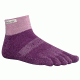 Injinji Trail 2.0 Midweight Mini-Crew Sock - Womens-Plum-Small