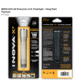 Inova X2 Flashlight, Titanium, Dual Mode, Gift Box X2DM-GT