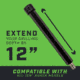 ION Auger Hex Extension, 12 inch, Augers, Black, 12-Inch, 42963
