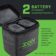 ION Battery Bag, Storage, Waterproof, Black, 46079