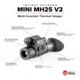 IRay USA IRAYMH25W MINI V2 MH25W Thermal Monocular Black 1x 25mm Zoom 8x Feature