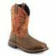 Irish Setter Mens Marshall 11in Leather Waterproof Steel Toe Work Boots, Brown/Rust, 9D, 83910D 090