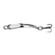 Iron Decoy Steely 1 Lure 1.5, Silver/Glow in the Dark, 1/12 oz, Steely 1 SGW