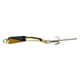 Iron Decoy Steely 3 Lure 2.75'', Gold/Grey Gold, 1/4 oz, Steely 3 SHINER