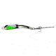 Iron Decoy Steely 5 Lure 4.25, Silver/Silver Hot Green, 1 oz, Steely 5 SSHG