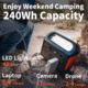 Jackery Explorer 240 Portable Lithium Power Station, G00240AAH