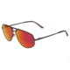 Jaguar 37503 Sunglasses, Grey-Red Frame, Mirror Lens, 60-12-145, JG37503604200