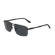 Jaguar 37619 Sunglasses, Navy-Blue, Mirror Lenses, 57-17-145, 37619-3100