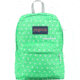 Jansport Digibreak Backpack-Seafoam Green/White Dots