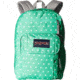 Jansport Digital Student Backpack-Seafoam Green/White Dots