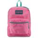 Jansport Overexposed Backpack-Lipstick Kiss/Spanish Teal