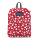 Jansport Superbreak Backpack-High Risk Red/White Sylvia Dot