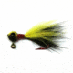 JB Lures Rabbit Hair Jig 1/32 oz, Yellow Black/Yellow Black, RH3211C