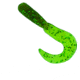 Jerry's Lures Assault Grub, 10, 3in, Motor Oil Green Mf, 73045