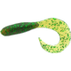 Jerrys Lures Assault Grub, 5in Motor Oil Green MF, 10/Pack, 75045