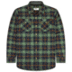 Jetty Mens Breaker Flannel Shirt, Agave, Small, F24BREA-M11002AGV-S