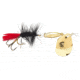 Joe's Flies Super Striker Elite In-Line Spinner Fly, Sz 4, 1/4 oz Black Wooly Worm, B-4121