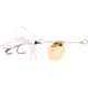 Joes Flies Short Striker Classic In-Line Spinner Fly, Sz 10, White Miller, 117-10