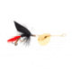 Joes Flies Short Striker Classic In-Line Spinner Fly, Sz 8, Black Prince, 104-8