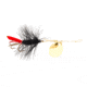 Joes Flies Short Striker Classic In-Line Spinner Fly, Sz 8, Black Woolly Worm, 121-8