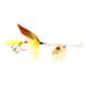 Joes Flies Short Striker Classic In-Line Spinner Fly, Sz 8, Mi Fly, 107-8