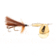 Joes Flies Super Striker Elite In-Line Spinner Fly, Sz 4, 1/4 oz March Brown, B-4131