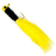 Johnson Beetle Bou Hard Bait, Marabou Jig, 1/16 oz, 2in / 5cm, Hook Size 1, 10 Hooks, Yellow/Black/Yellow, 1200238