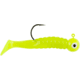 Johnson Swimming Paddletail Soft Bait, 1/8 oz, 2 1/8in / 5cm, Hook Size 1, 5 Hooks, Chartreuse, 1430324