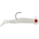 Johnson Swimming Paddletail Soft Bait, 1/8 oz, 2 1/8in / 5cm, Hook Size 1, 5 Hooks, Pearl White, 1430520