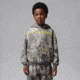 Jordan Jordan Big Kids Brooklyn Realtree Fleece Pullover Hoodie in White 95G268-WAN, White, M, male, 1016056566-00199016237873