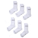 Jordan Jordan Everyday Crew Socks 6 Pairs in White FZ2051-100, White, M, unisex, 1015582221-00197597042275