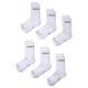 Jordan Jordan Everyday Crew Socks 6 Pairs in White FZ2051-100, White, M, unisex, 1015582221-00197597042275