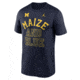 Jordan Mens Michigan Primetime Arch Mantra Legend Jordan Brand Dri-FIT College T-Shirt in Blue NKGK41SMWN-7XS, Blue, L, male, 1016090230-00199138733222