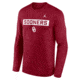 Jordan Mens Oklahoma Primetime Legend 2-Hit Jordan Brand Dri-FIT College Long-Sleeve T-Shirt in Red NJGT69WOKN-6TH, Red, M, male, 1015865162-00198533290316