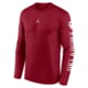 Jordan Mens Oklahoma Primetime Legend Jordan Brand Dri-FIT College Long-Sleeve T-Shirt in Red NJGT69WOKN-EKV, Red, XL, male, 1016090298-00199139371676