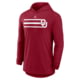 Jordan Mens Oklahoma Primetime Pattern Jordan Brand Dri-FIT College Long-Sleeve Hooded T-Shirt in Red 0JNB69WOKN-CZH, Red, S, male, 1016089816-00199295438039